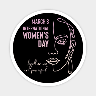 International Women's Day March 8 Women's History Month WOC Magnet